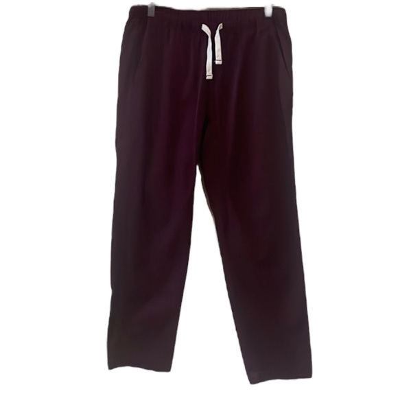 Roots Burgundy Pull On Ankle Pants Size Small - Picture 2 of 15